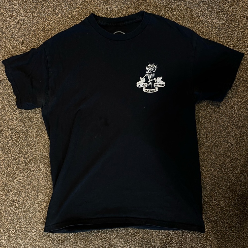 Men’s Script Black Tee